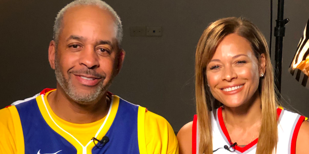 Dell Curry Sonya Curry Golden State Warriors Portland Trail Blazers