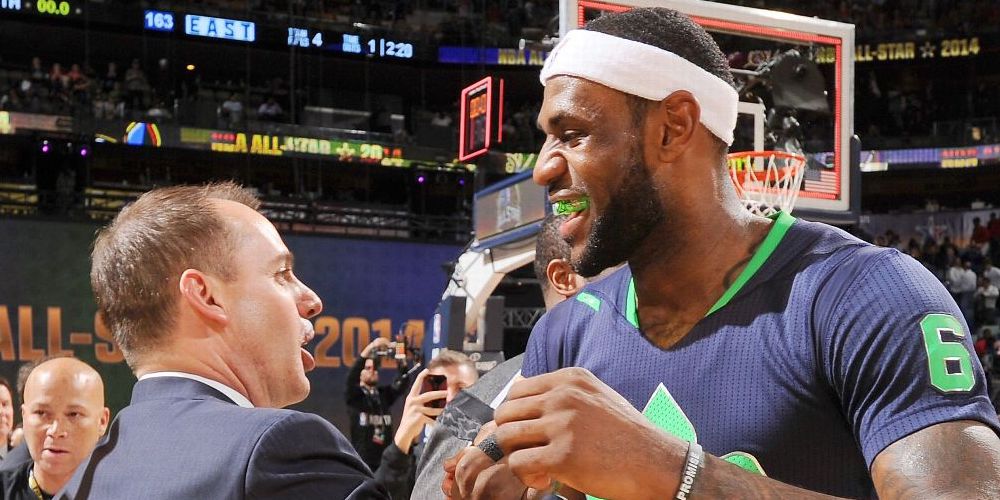 LeBron James Frank Vogel Los Angeles Lakers All-Star Game 2014