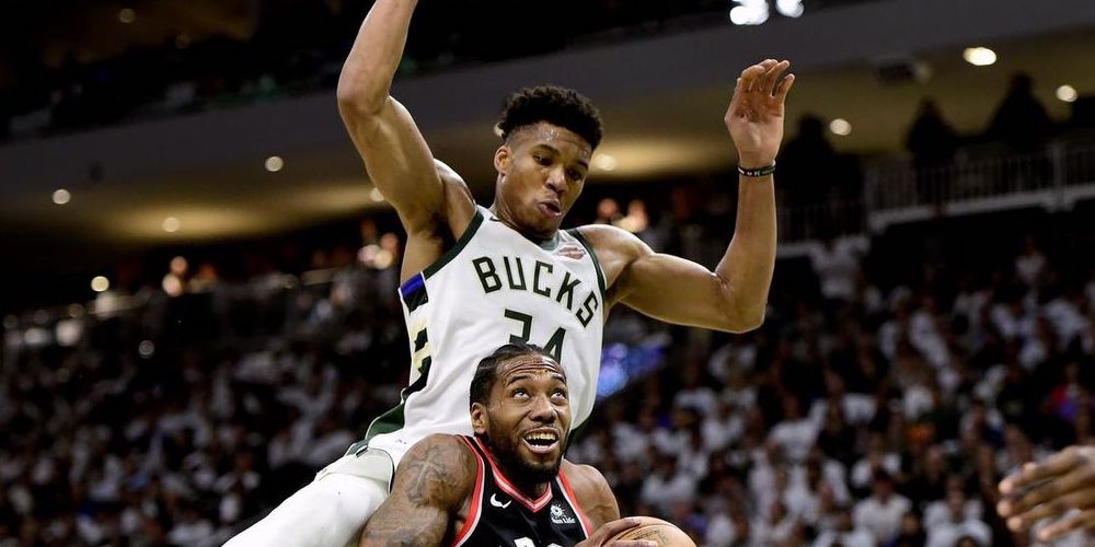 Toronto Raptors Milwaukee Bucks Kawhi Leonard Giannis Antetokounmpo