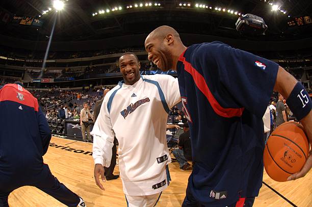 Vince Carter et Gilbert Arenas à l'époque de l'entente