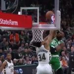 NBA – Jaylen Brown tente à nouveau de postérizer Giannis