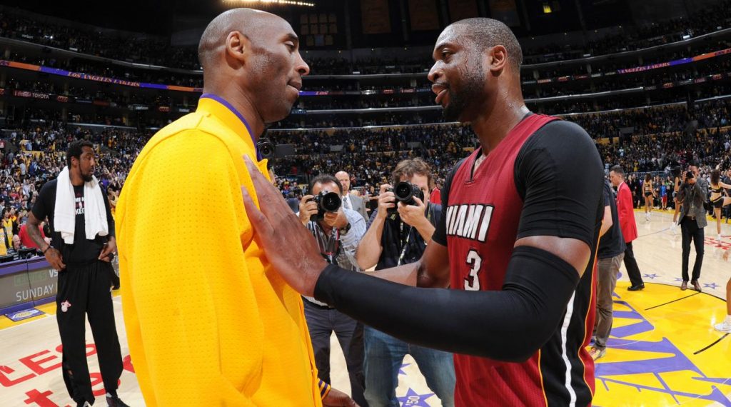 dwyane wade et kobe bryant ensemble