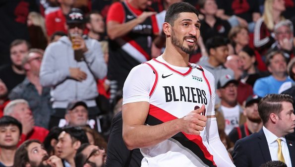 Enes Kanter sous le maillot des Blazers