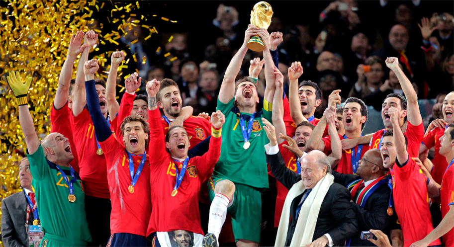 L'Espagne champions du monde