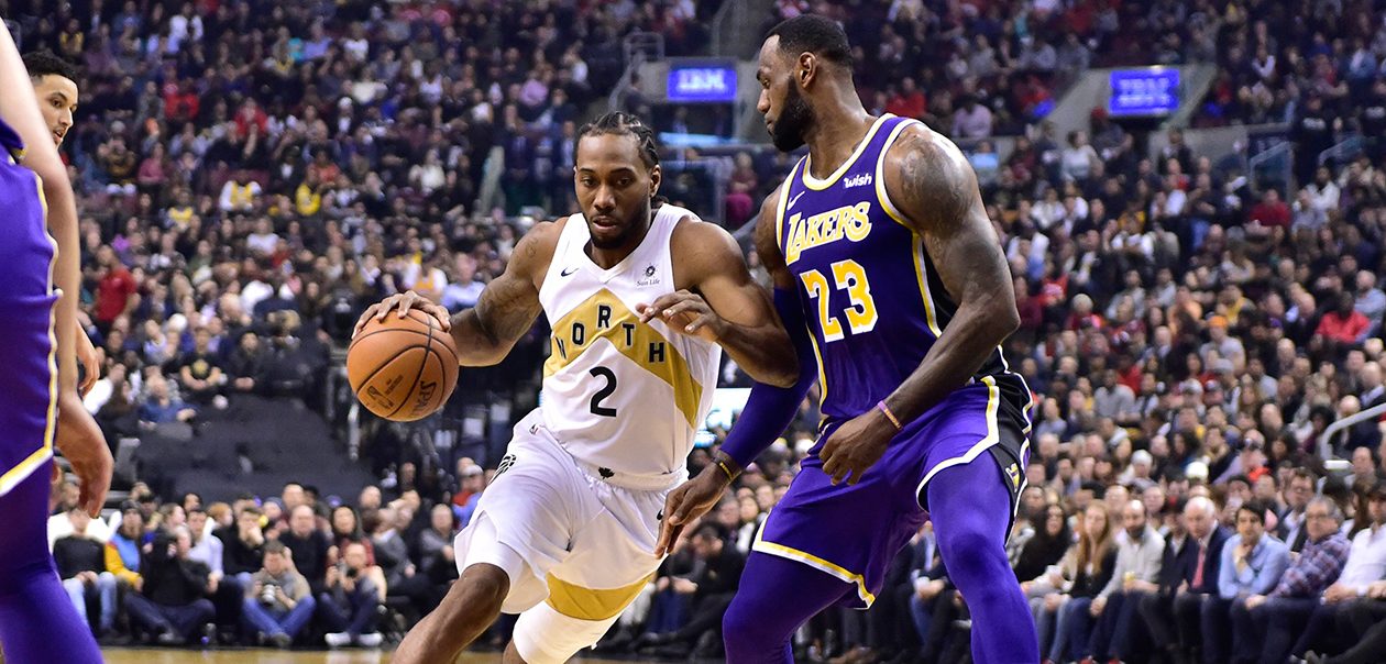 Kawhi Leonard et LeBron James