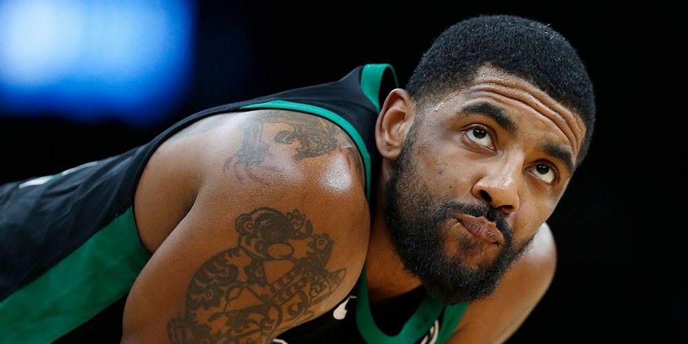 kyrie irving triste grimace celtics boston