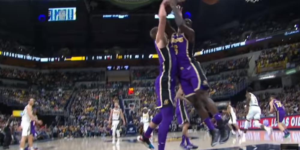 Collision entre Lance Stephenson et Wagner