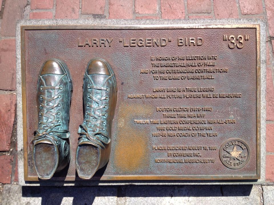 Larry Bird Plaque Boston