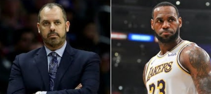 Frank Vogel et LeBron James à LA