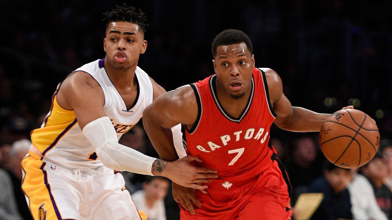 Kyle Lowry et D'Angelo Russell