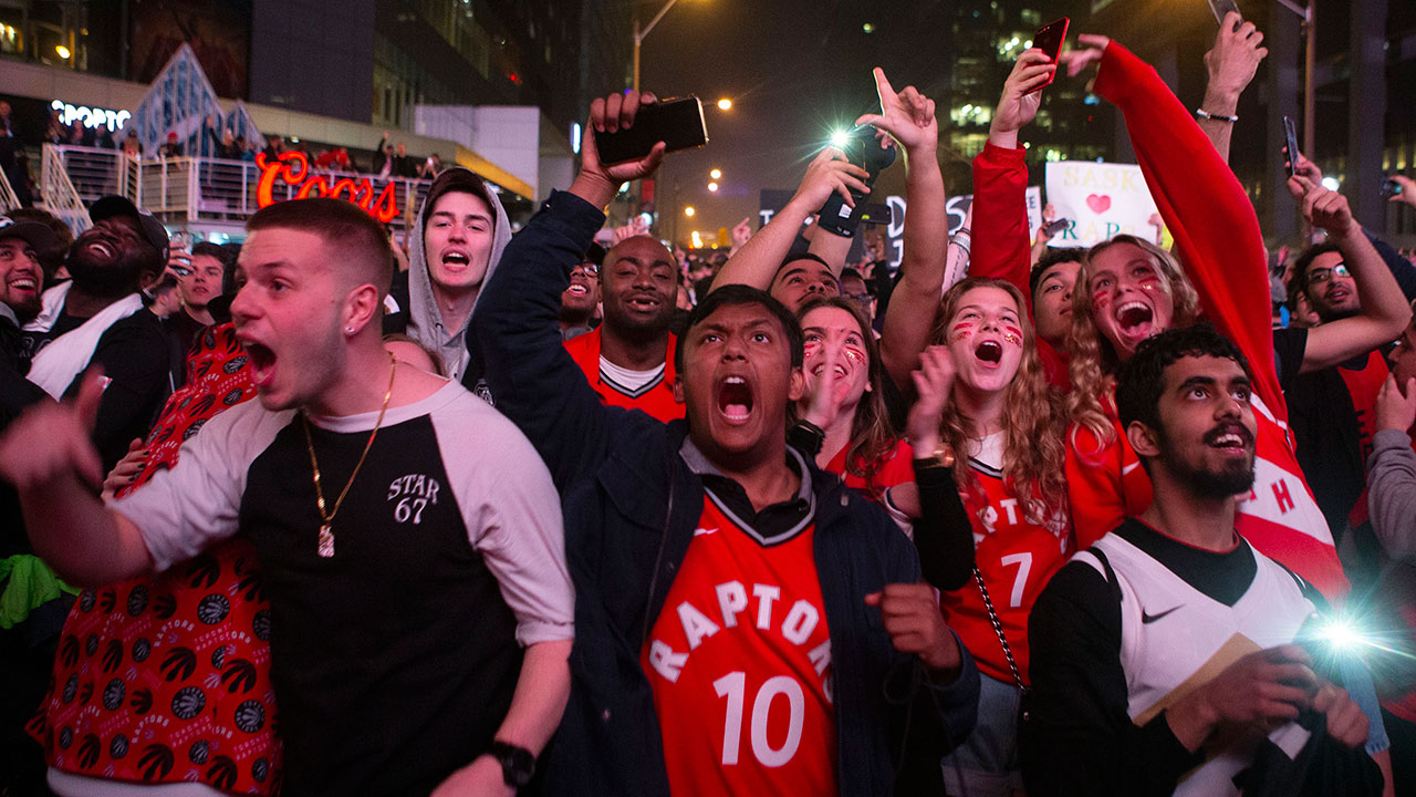 Raptors fans police