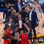 NBA – Accrochage en fin de match entre Denver et Portland