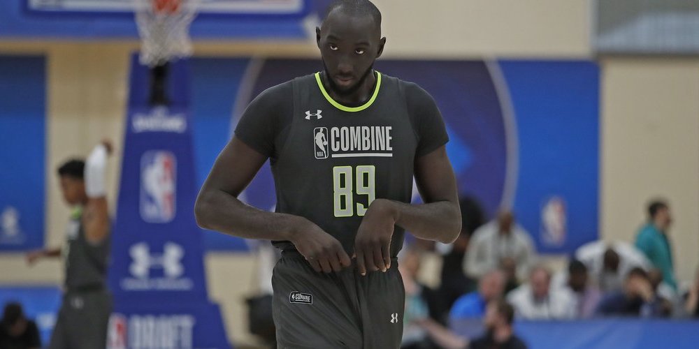 Tacko Fall au NBA Draft Combine 2019 de Chicago