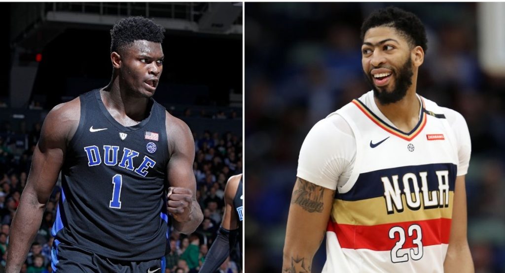 Zion Williamson et Anthony Davis