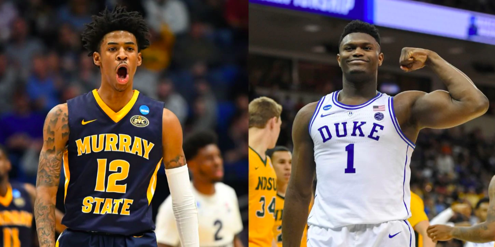 zion williamson ja morant duke murray state new orleans pelicans memphis grizzlies nba draft 2019