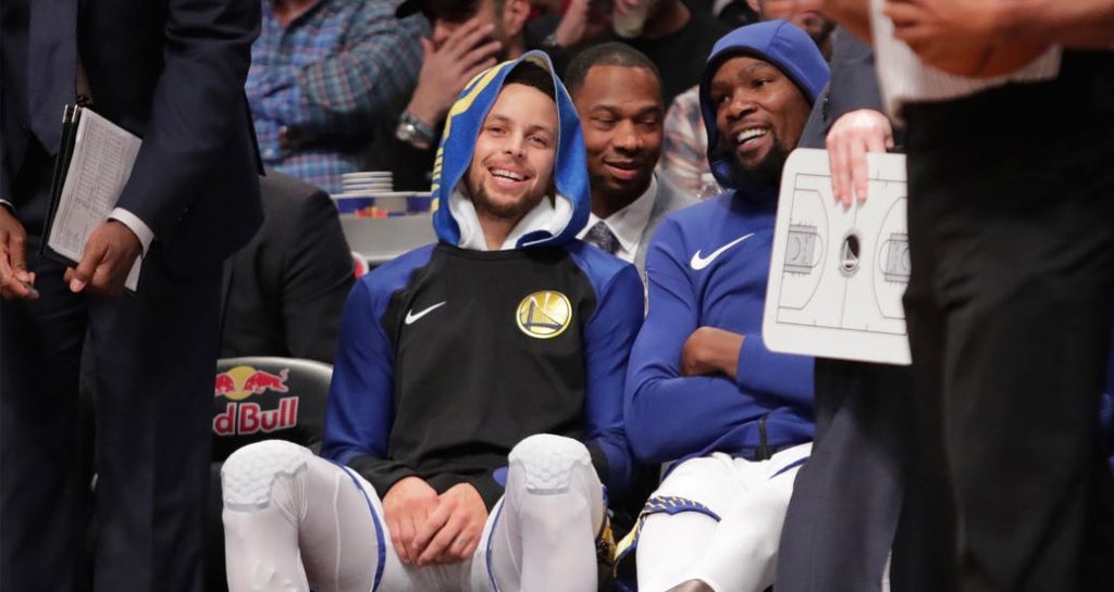 Curry Durant bench