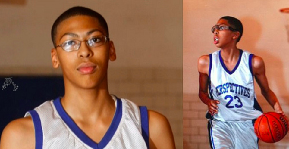 Anthony Davis jeune nba