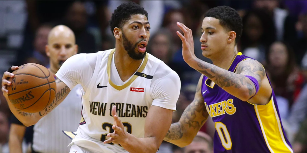 anthony davis kyle kuzma los angeles lakers new orleans pelicans