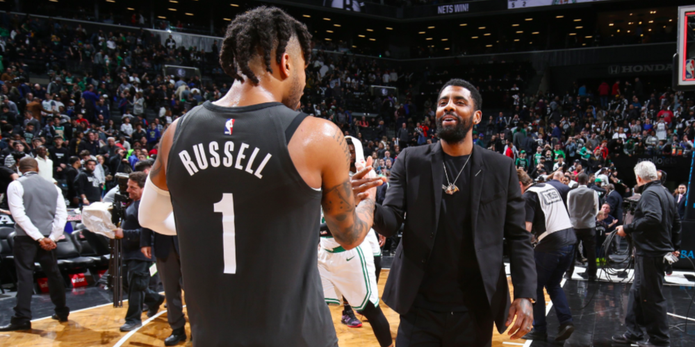 d'angelo russell kyrie irving brooklyn nets