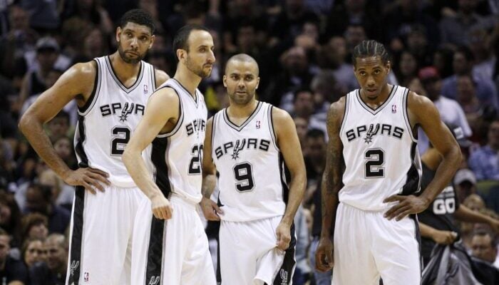 Duncan, Ginobili, Parker et Leonard aux Spurs