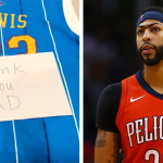 NBA – Le remerciement assez… spécial d&rsquo;un fan pour Anthony Davis