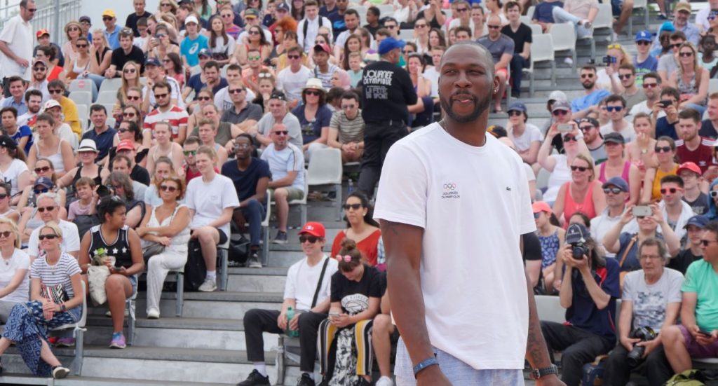 Lors de la Journée olympique, nous avons discuté avec Florent Pietrus.