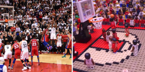 NBA – Un fan reproduit le game winner de Kawhi… en Lego®