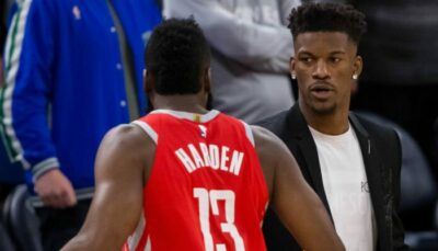 NBA – Jimmy Butler réagit à la rumeur Harden au Heat