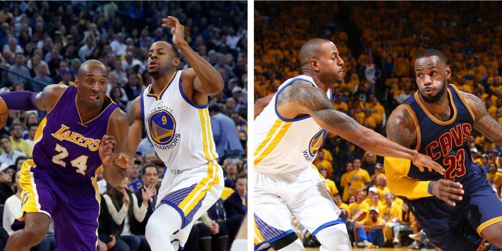 Iguodala révèle s'il est plus dur de défendre sur Kobe ou LeBron