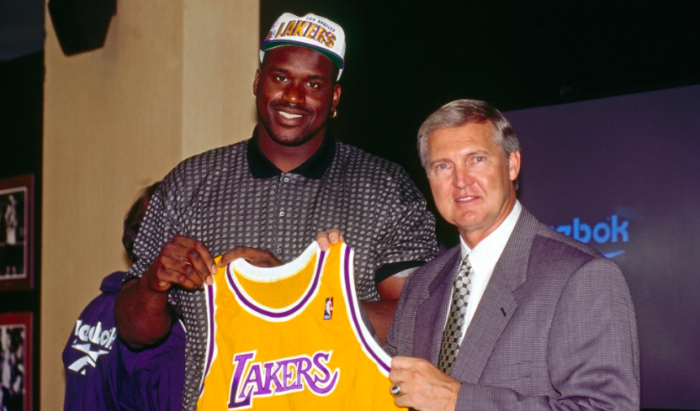jerry west shaquille O’Neal lakers 1996