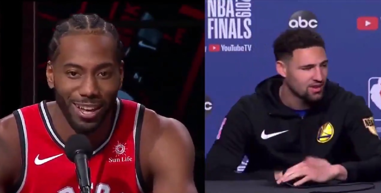 Kawhi Klay rire