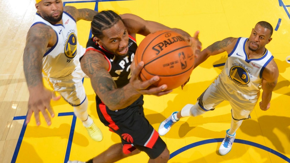 kawhi leonard toronto raptors warriors golden state finales
