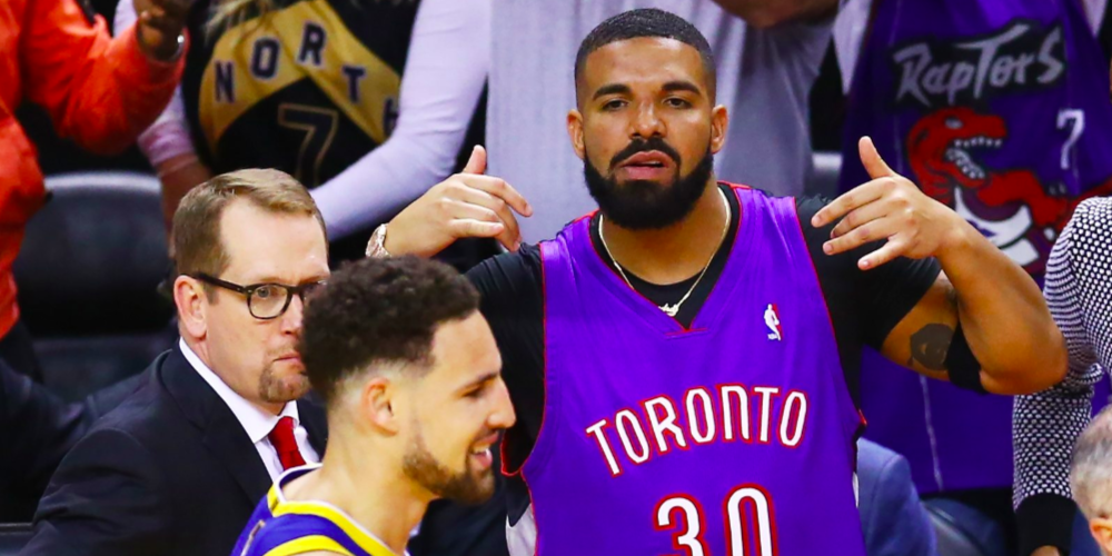 klay thompson drake golden state warriors toronto raptors