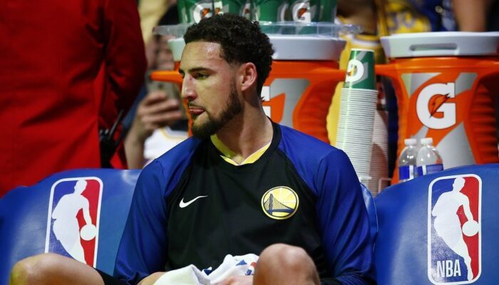 klay thompson blessure golden state warriors toronto raptors