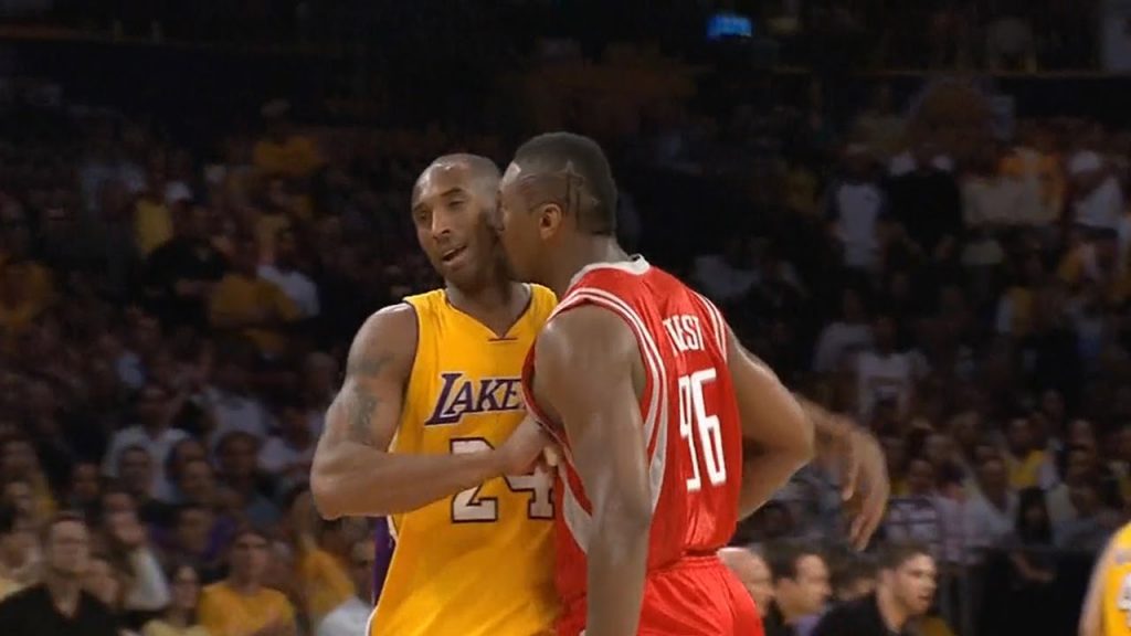 Kobe Bryant avec Ron Artest