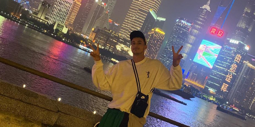 Kyle Kuzma à Shanghaï en Chine