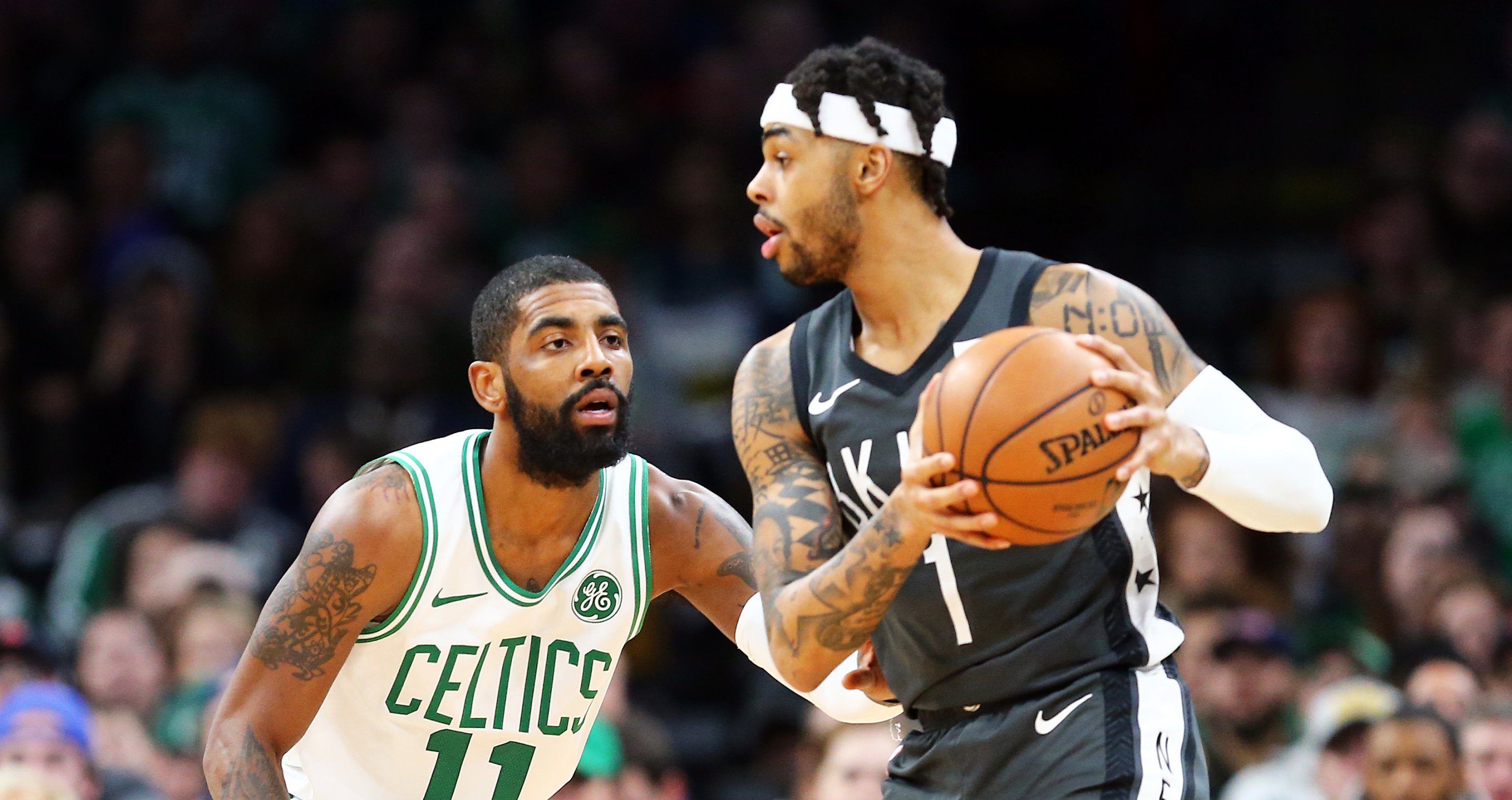 Kyrie Irving et D'Angelo Russell