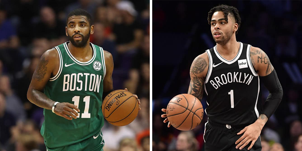 Kyrie Irving et D'Angelo Russell sont les deux candidats pour être le meneur des Nets en 2019-2020