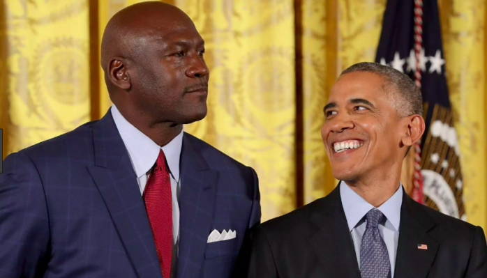 Michael Jordan Barack Obama