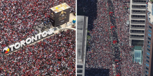 NBA – 10 images impressionnantes de la parade à Toronto