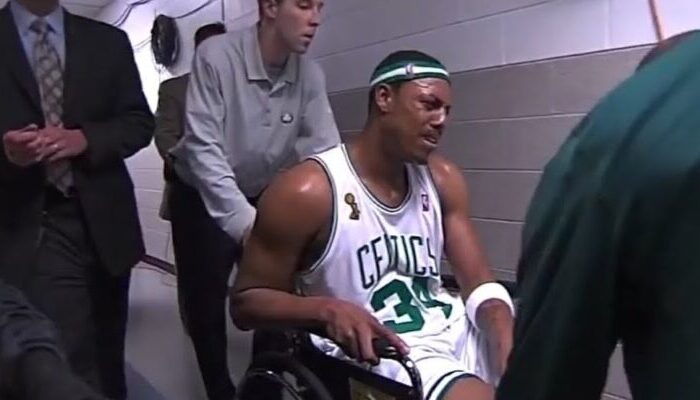 paul pierce fauteuil roulant boston celtics