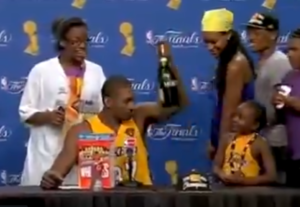 NBA – Le discours de Ron Artest… complètement bourré après le titre en 2010