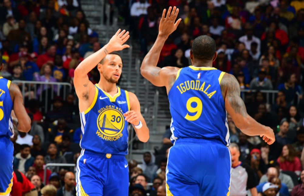 curry iguodala warriors point guard finals 2019