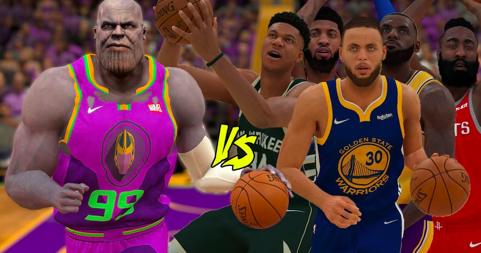 Thanos NBA simulation parlons basket