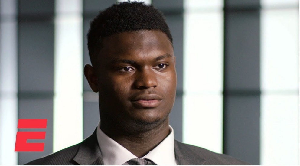 Zion Williamson, le prodige de la Draft 2019, devant les caméras de ESPN