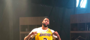 NBA – Anthony Davis porte la tenue des Lakers pour la première fois !