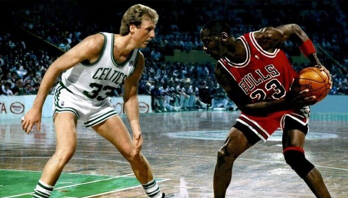 Larry Bird Michael Jordan