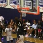 NBA – Bronny James pose un tomar sous les yeux d&rsquo;un LeBron euphorique