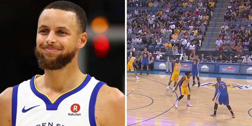 Quand Stephen Curry plantait un gros 3-points sur la tête de Kobe Bryant lors d'un match de présaison