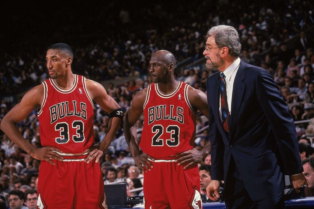 Michael Jordan Phil Jackson Pippen